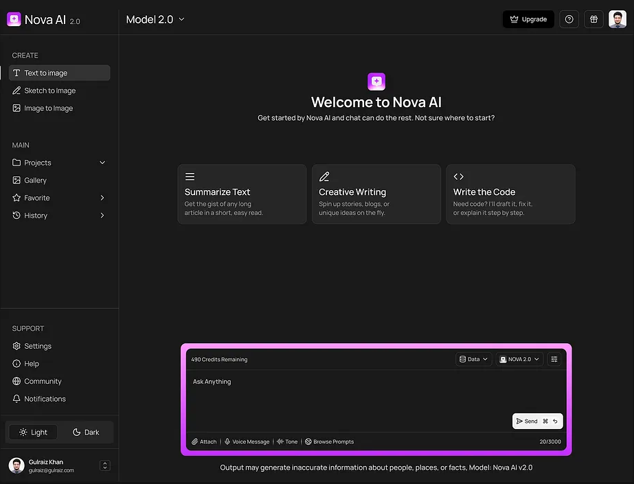 AI SaaS project example