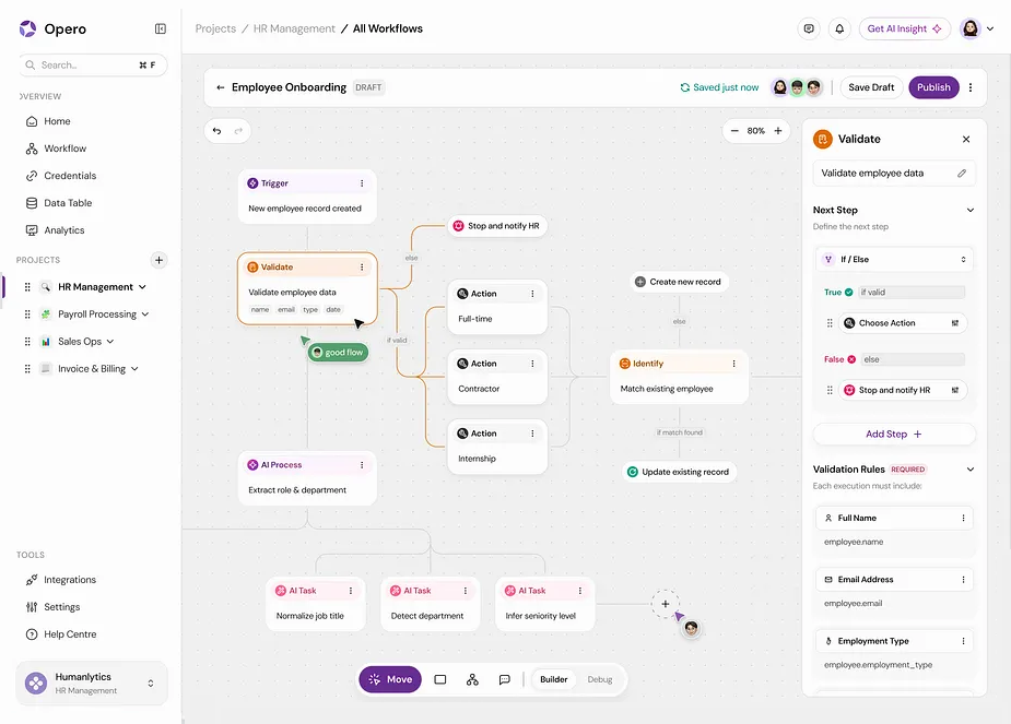 Automations project example