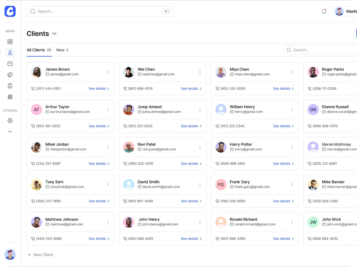 Client Portal project example